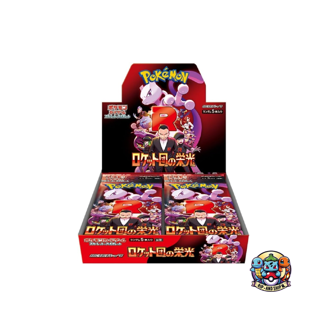 The Glory of Team Rocket Booster Box JP – Rip and Ship The Glory of Team Rocket Booster Box JP – Rip and Ship