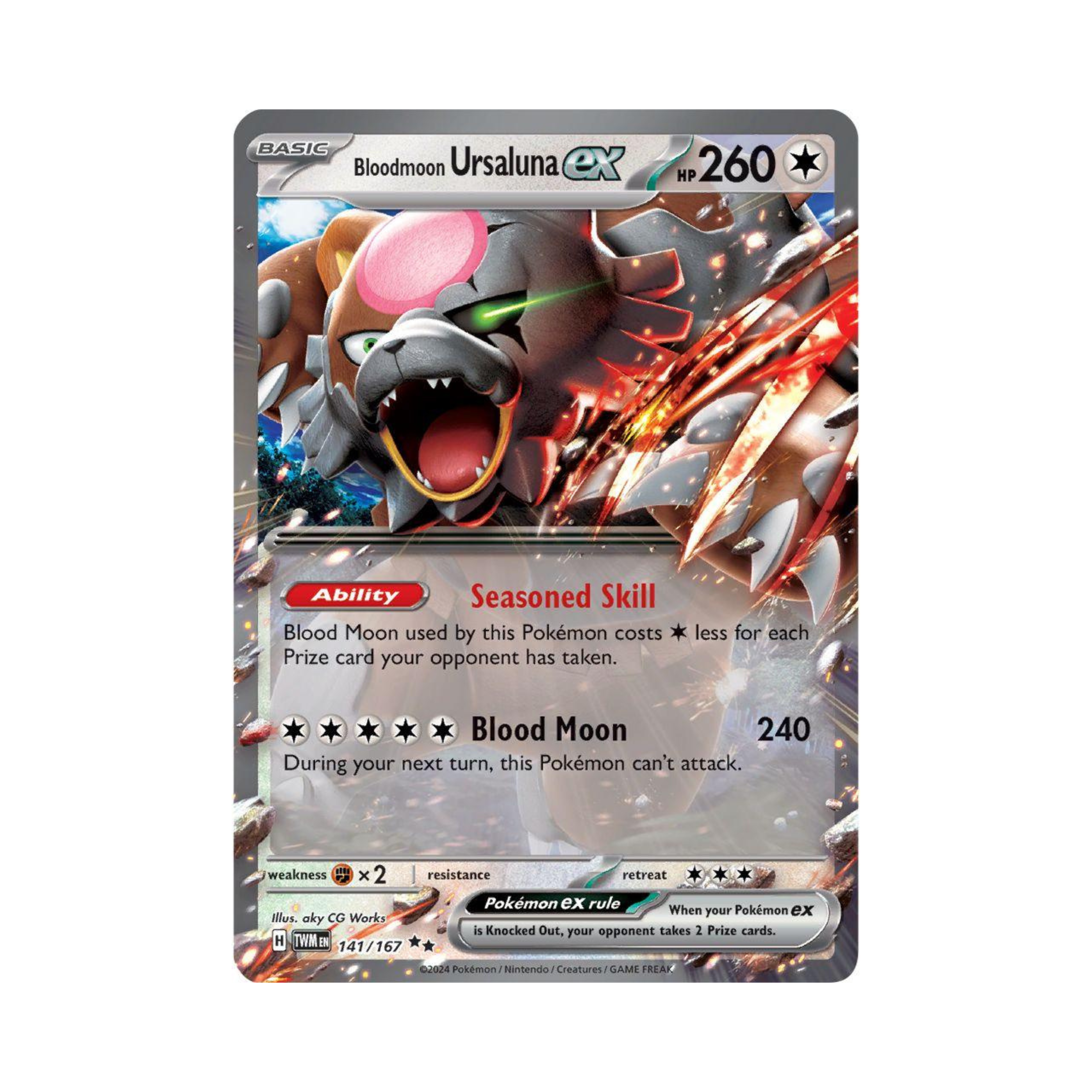 Bloodmoon Ursaluna EX 141 - Twilight Masquerade