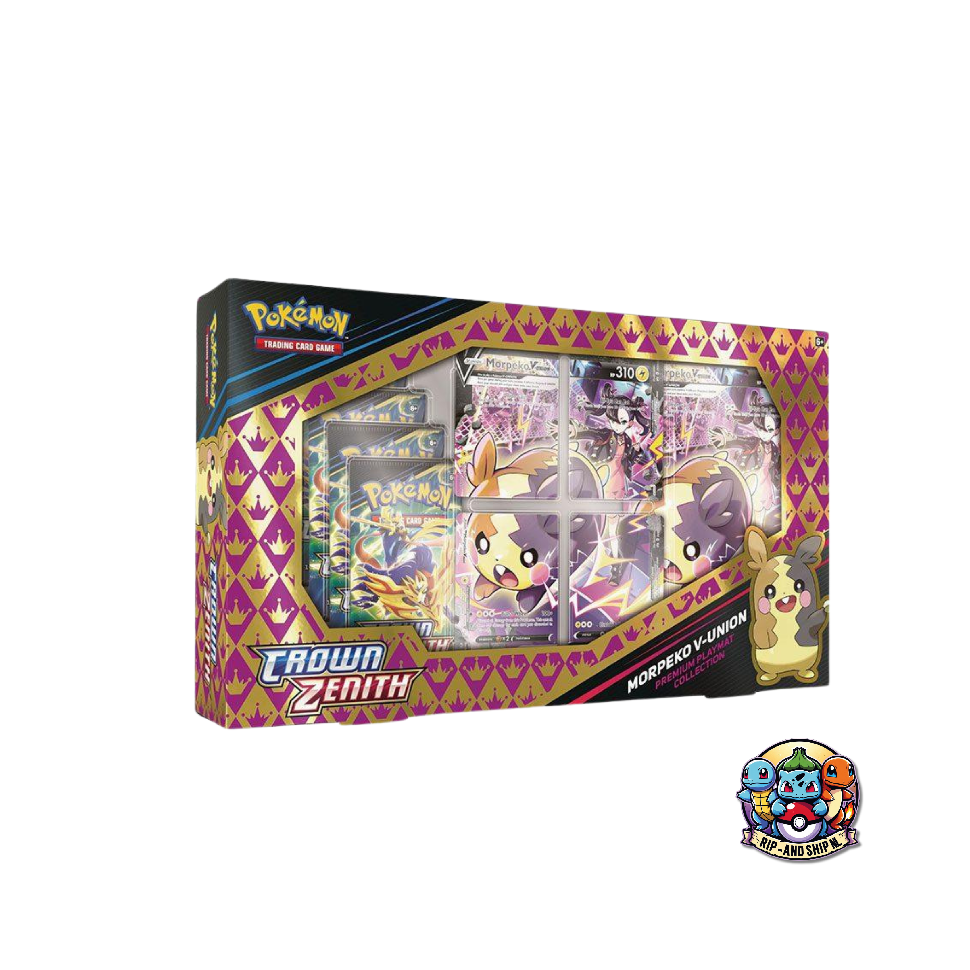 Crown Zenith Morpeko V-UNION Premium Playmat Collection