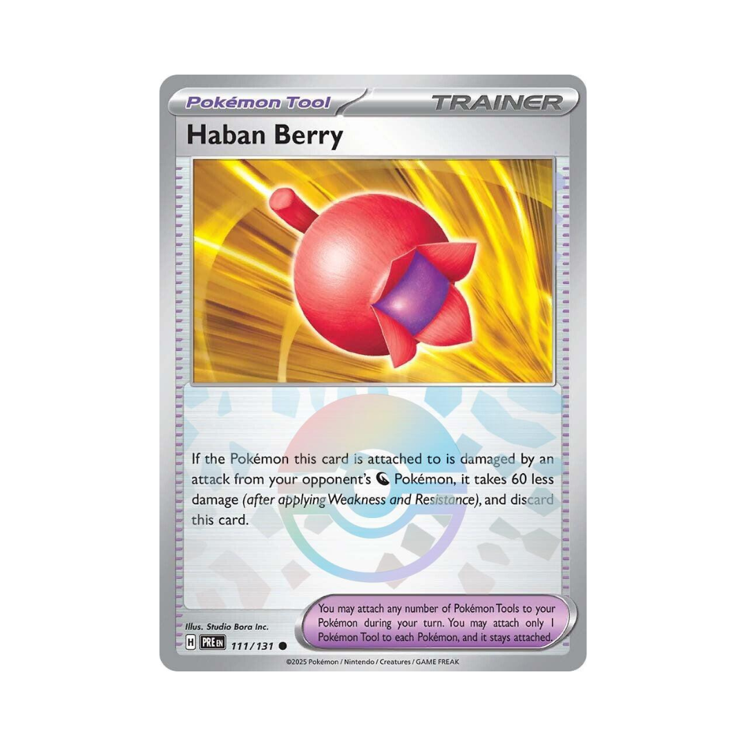 Haban Berry POKEBALL 111 - Prismatic Evolutions