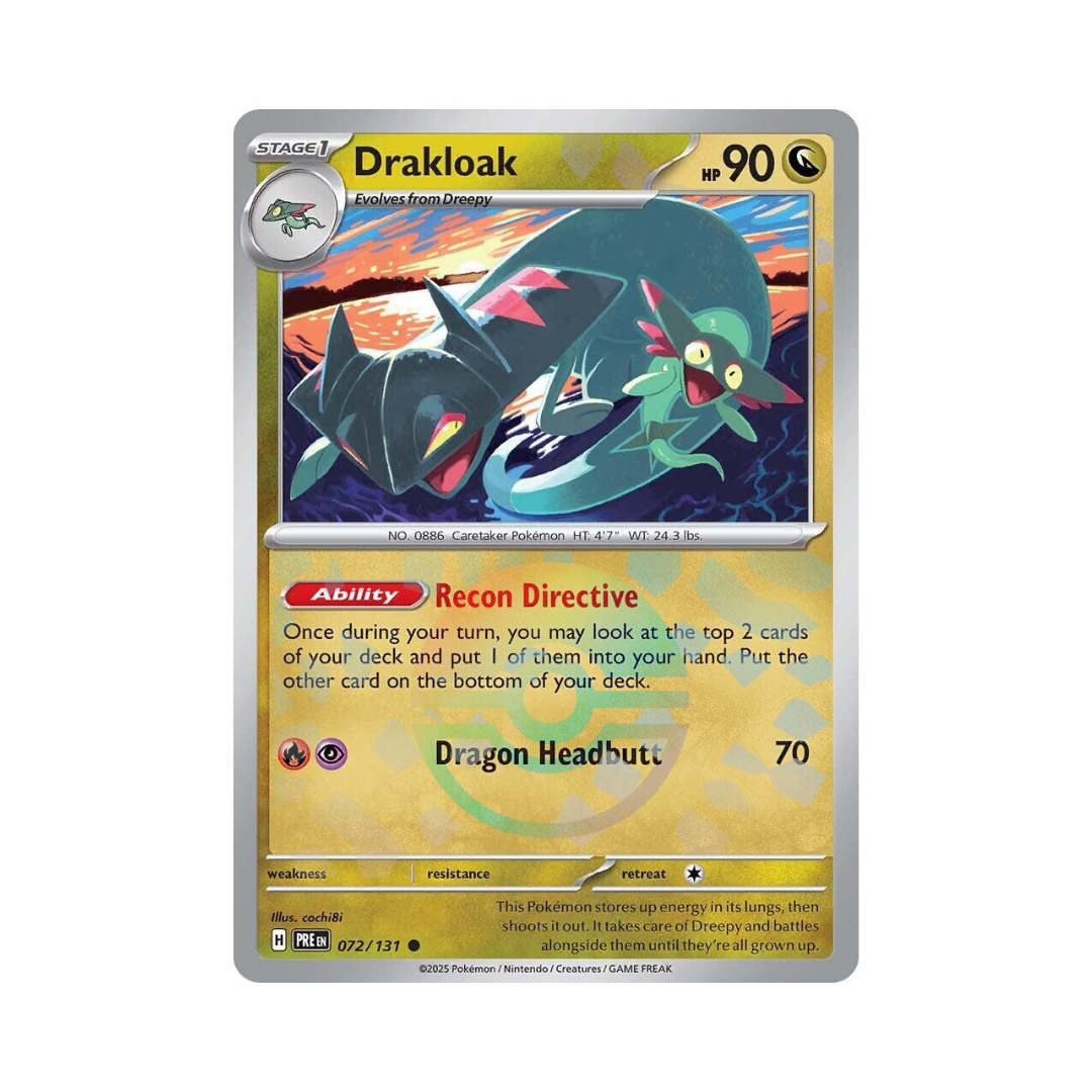 Drakloak POKEBALL 072 - Prismatic Evolutions
