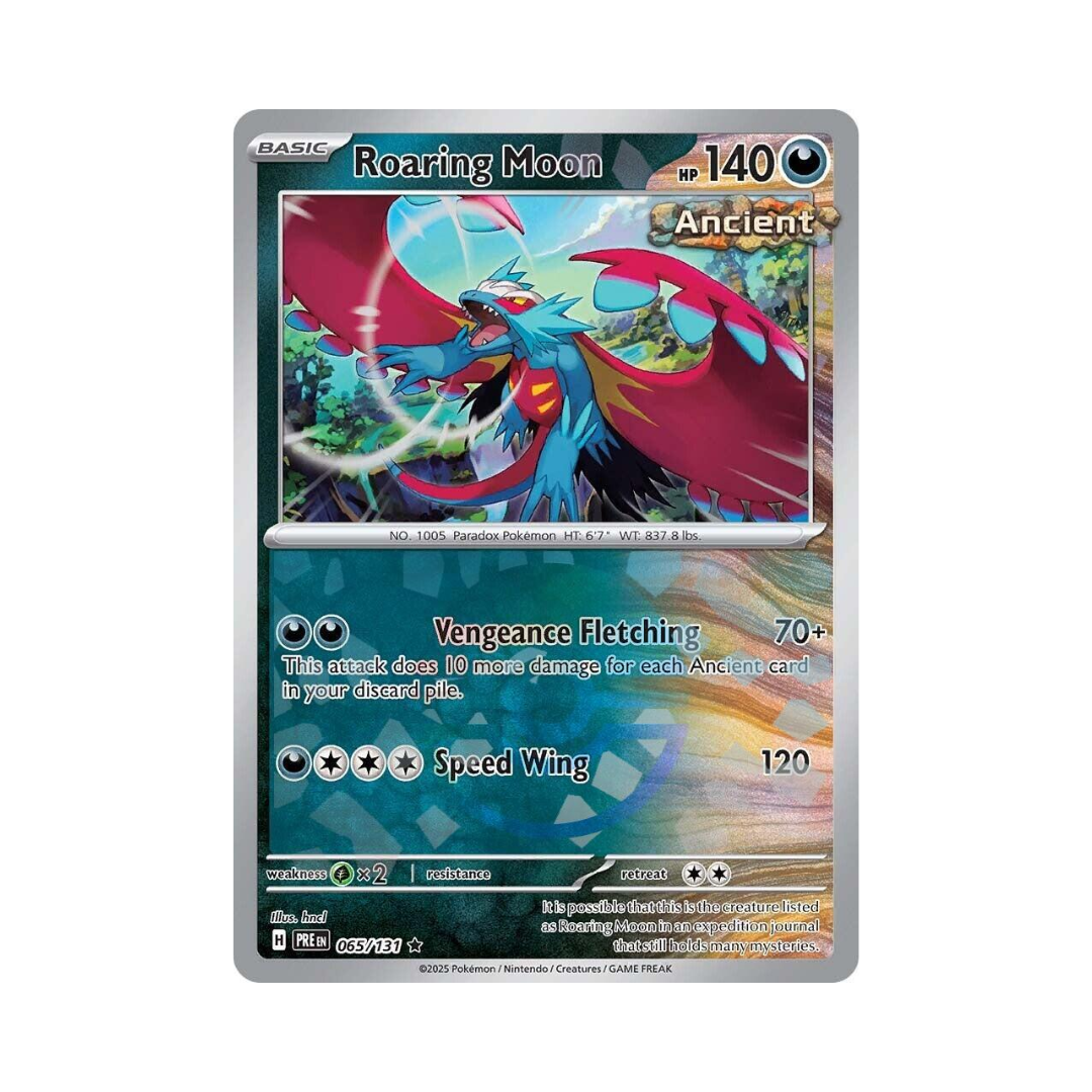 Roaring Moon POKEBALL 065 - Prismatic Evolutions