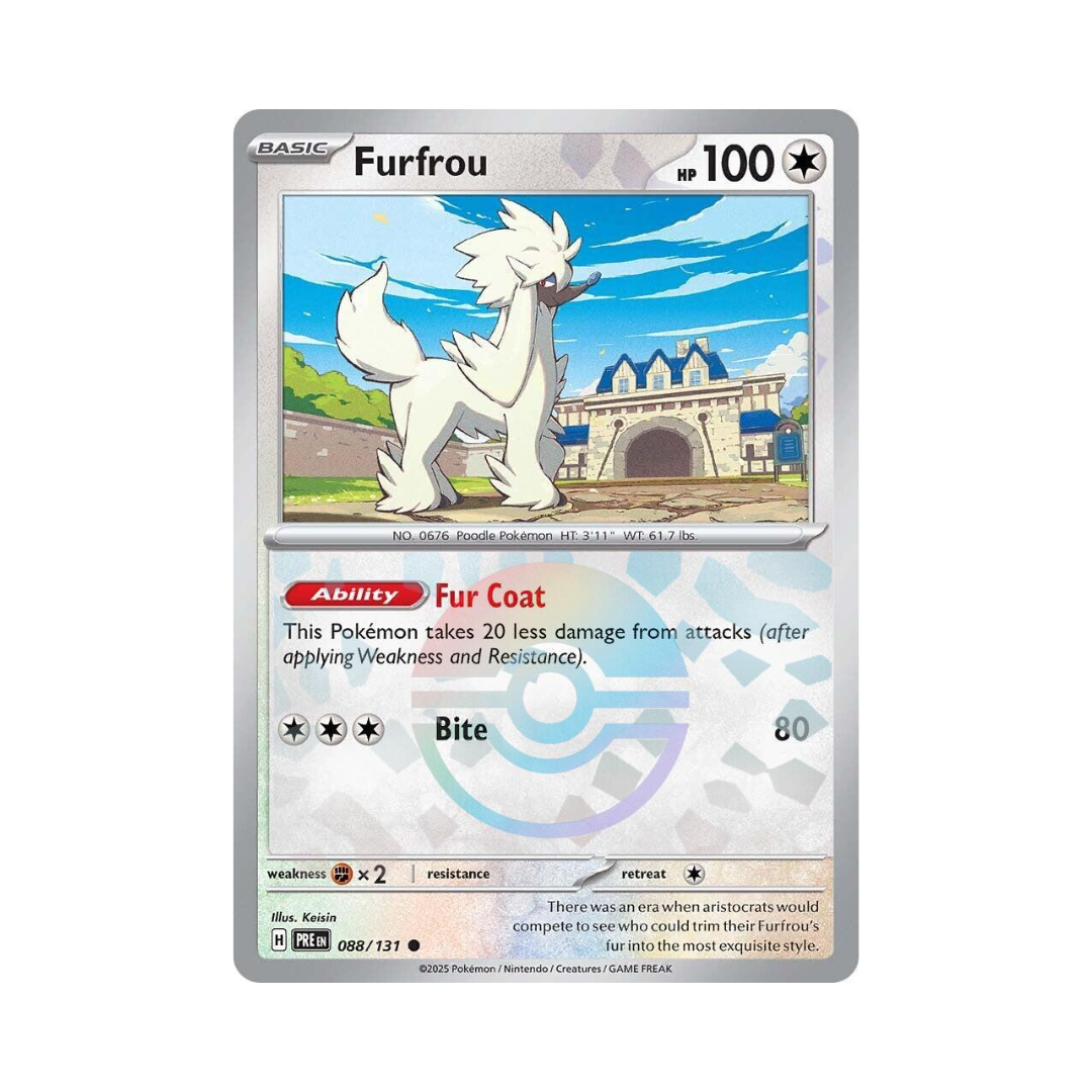Furfrou 088 POKEBALL - Prismatic Evolutions