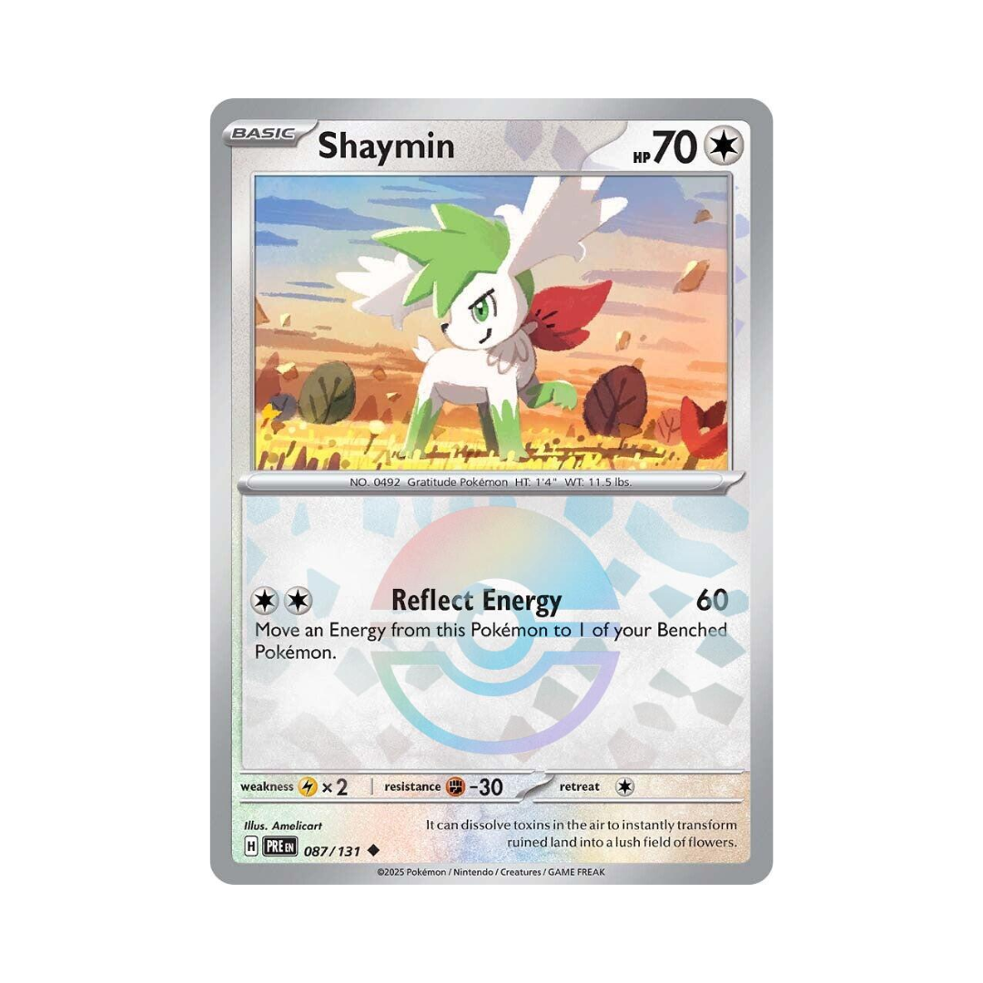 Shaymin 087 POKEBALL - Prismatic Evolutions