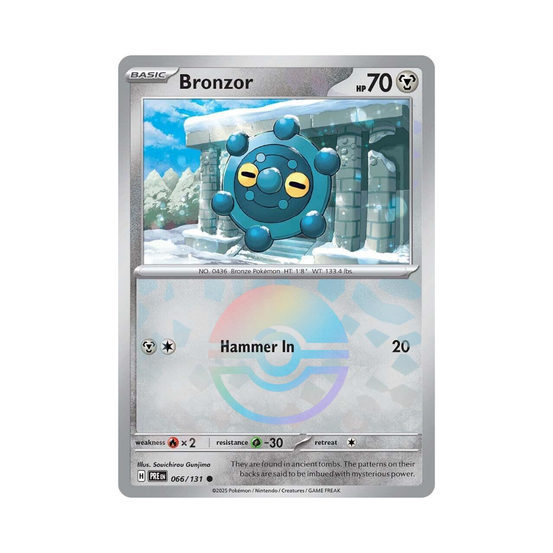 Bronzor 066 POKEBALL - Prismatic Evolutions