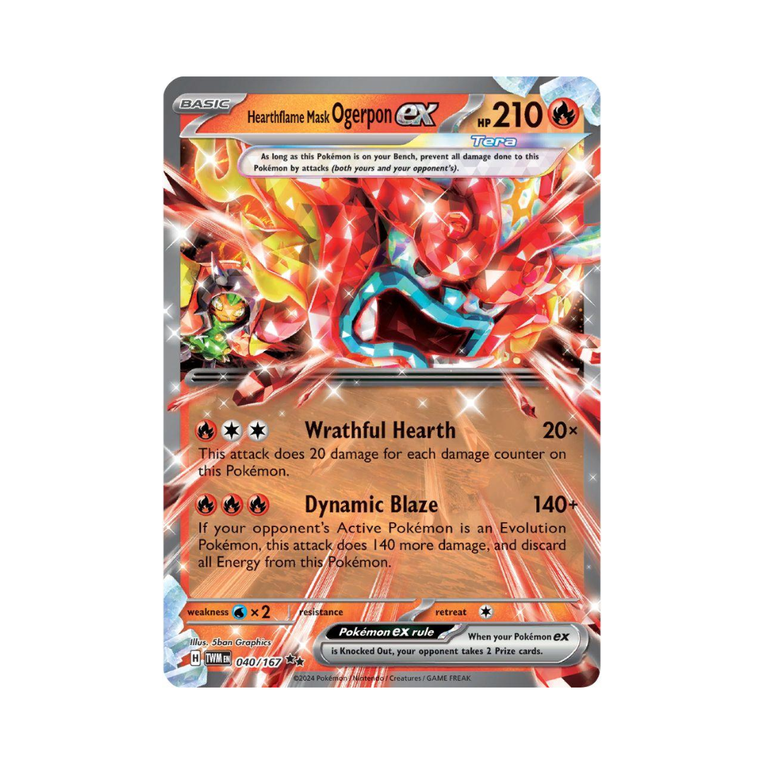 Hearthflame Mask Ogerpon ex 040 - Twilight Masquerade