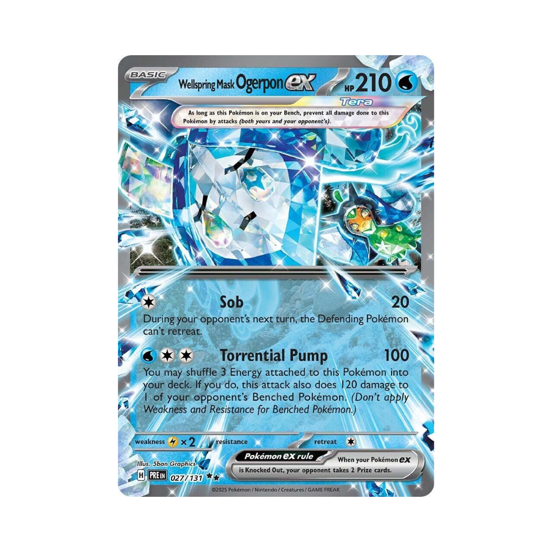 Wellspring Mask Ogerpon ex 027 - Prismatic Evolutions