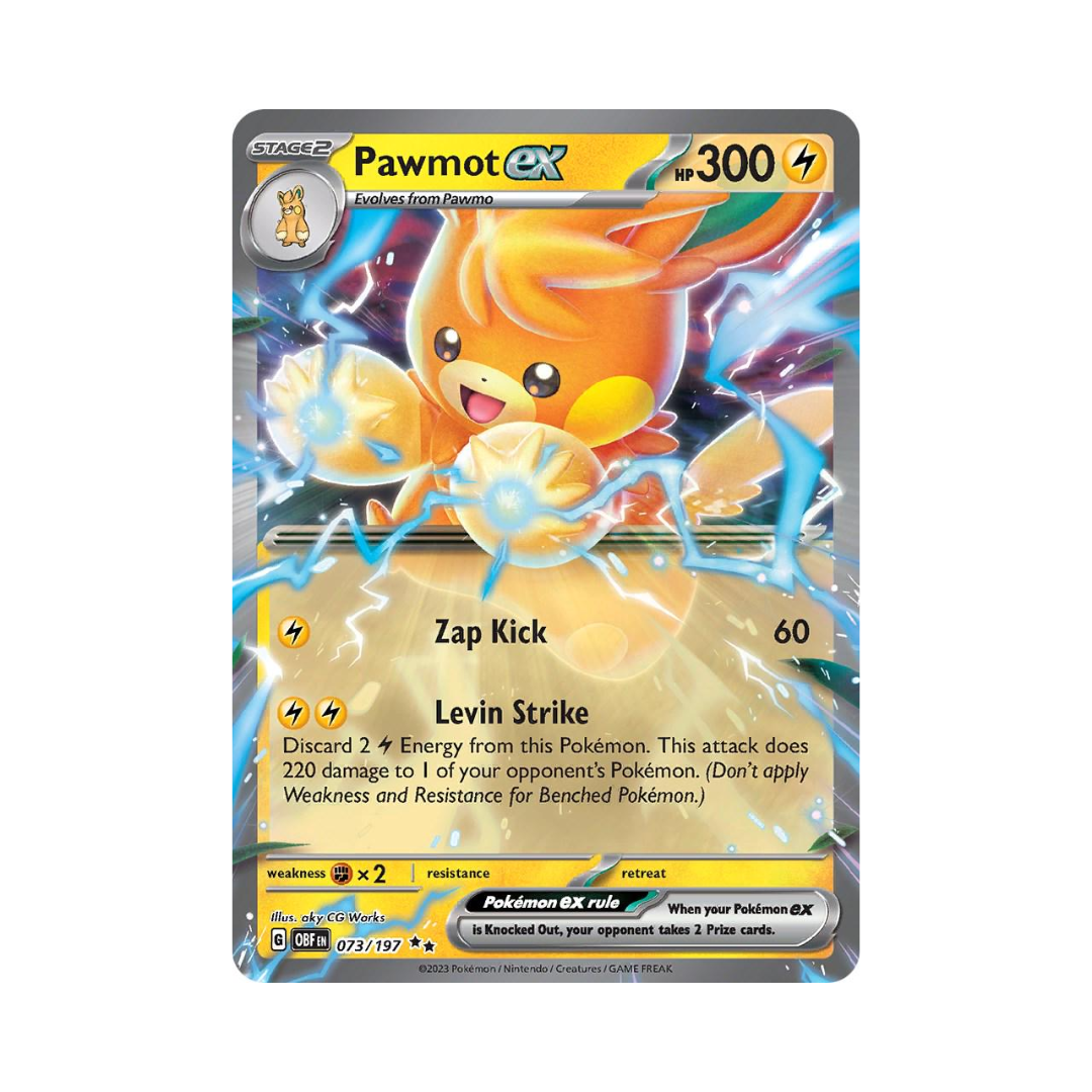 Pawmot ex 073 - Obsidian Flames