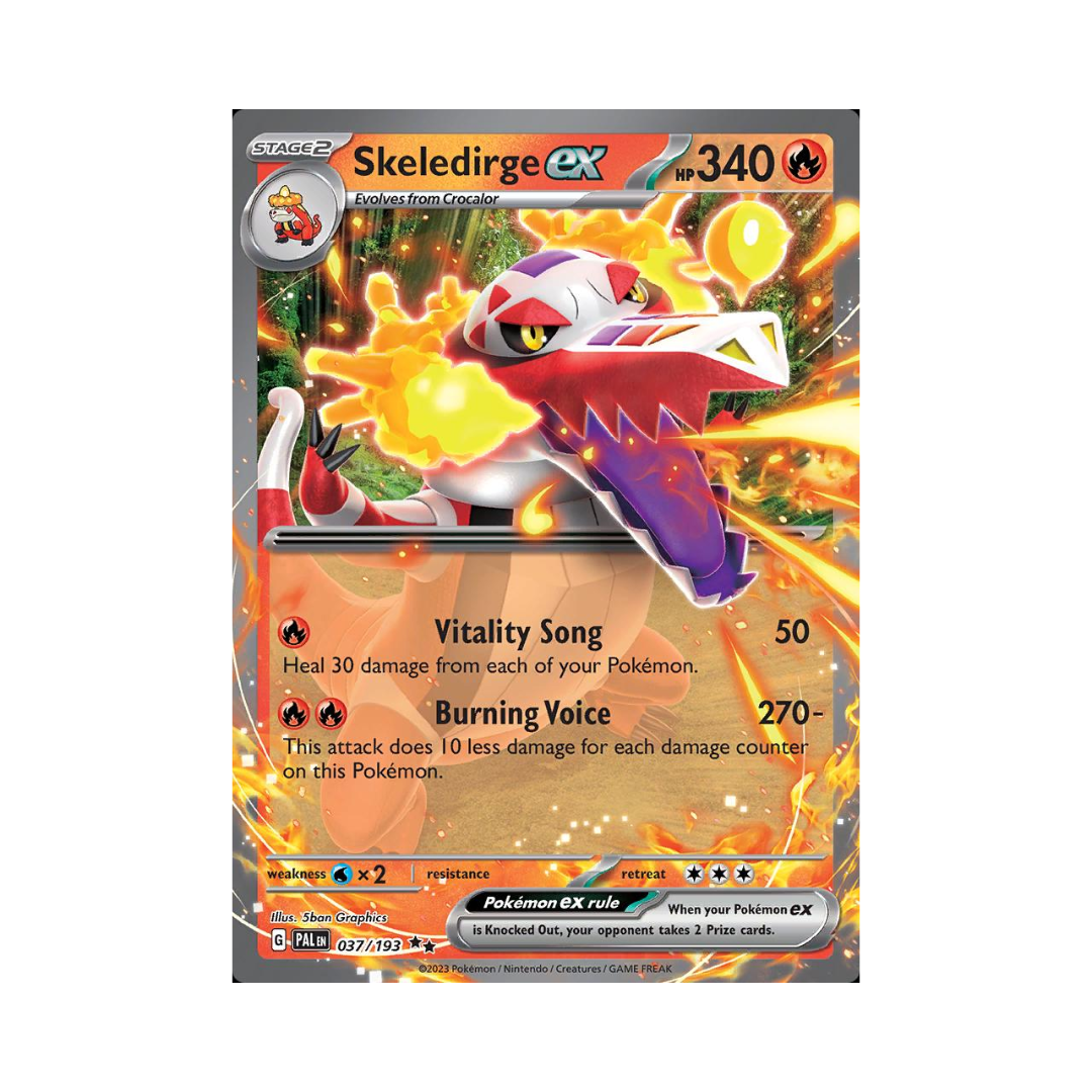 Skeledirge ex 037 - Paldea Evolved