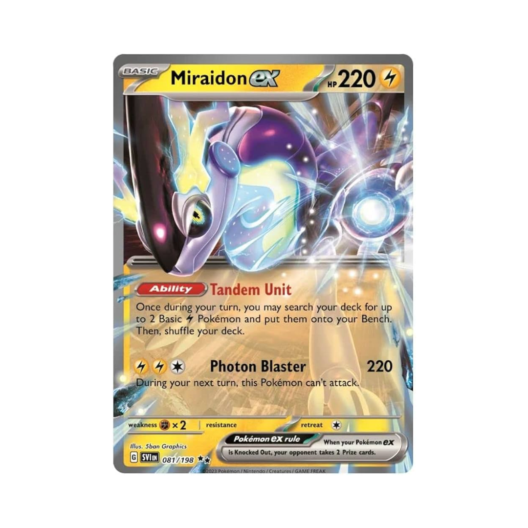 Miraidon ex 081 - Scarlet & Violet Base