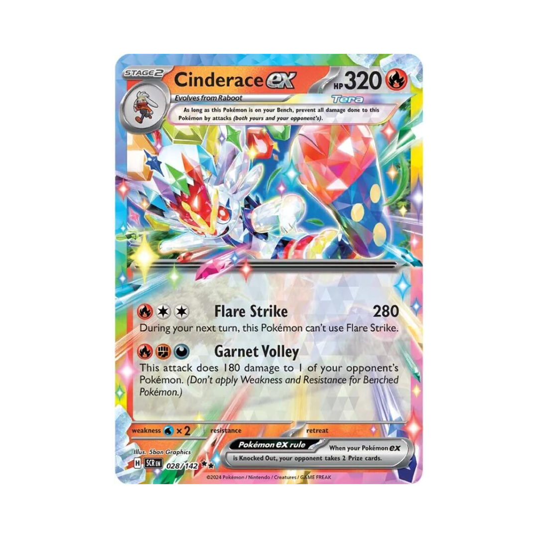 Cinderace ex 028 - Stellar Crown