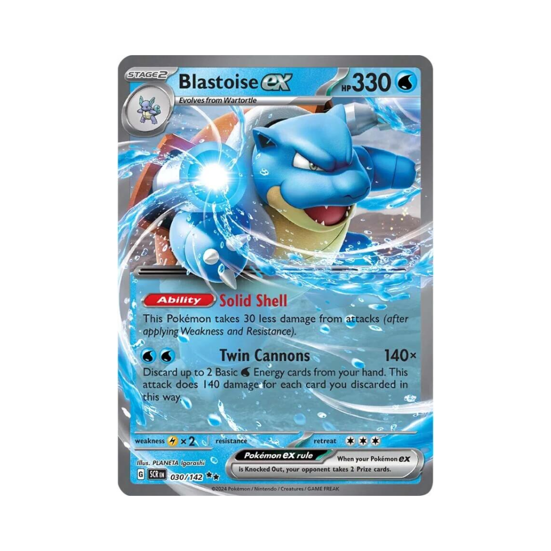 Blastoise ex 030 - Stellar Crown