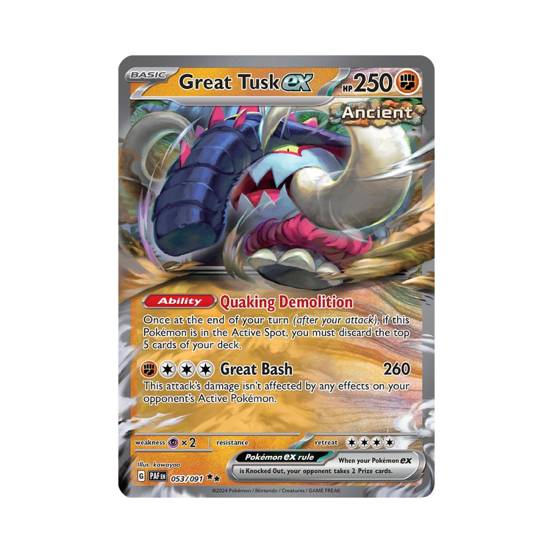 Great Tusk ex 053 - Paldean Fates