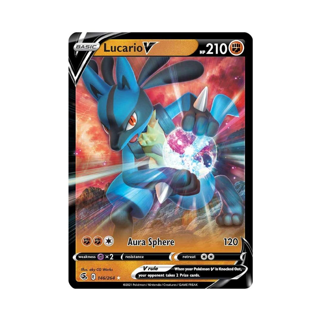 Lucario V 146 - Fusion Strike