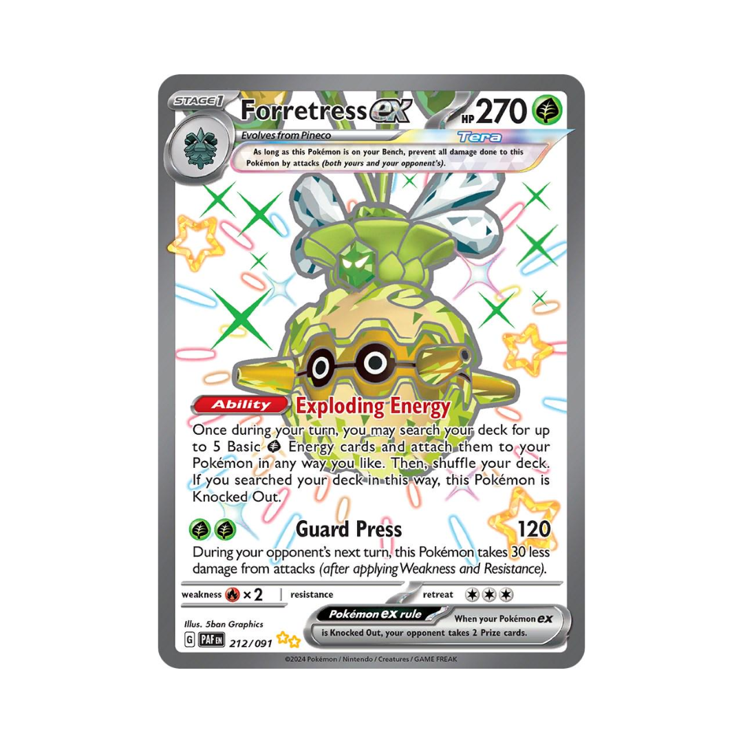 Forretress ex 212 - Paldean Fates