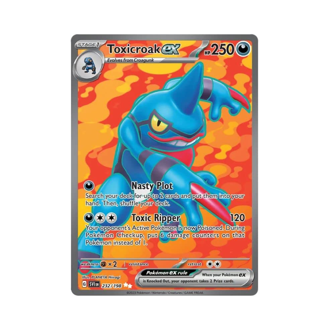 Toxicroak ex 232 - Scarlet & Violet Base