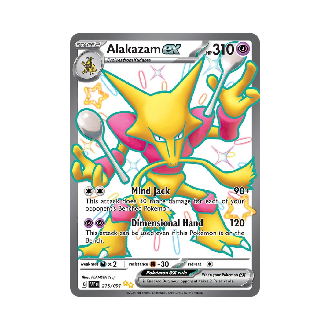 Alakazam ex 215 - Paldean Fates
