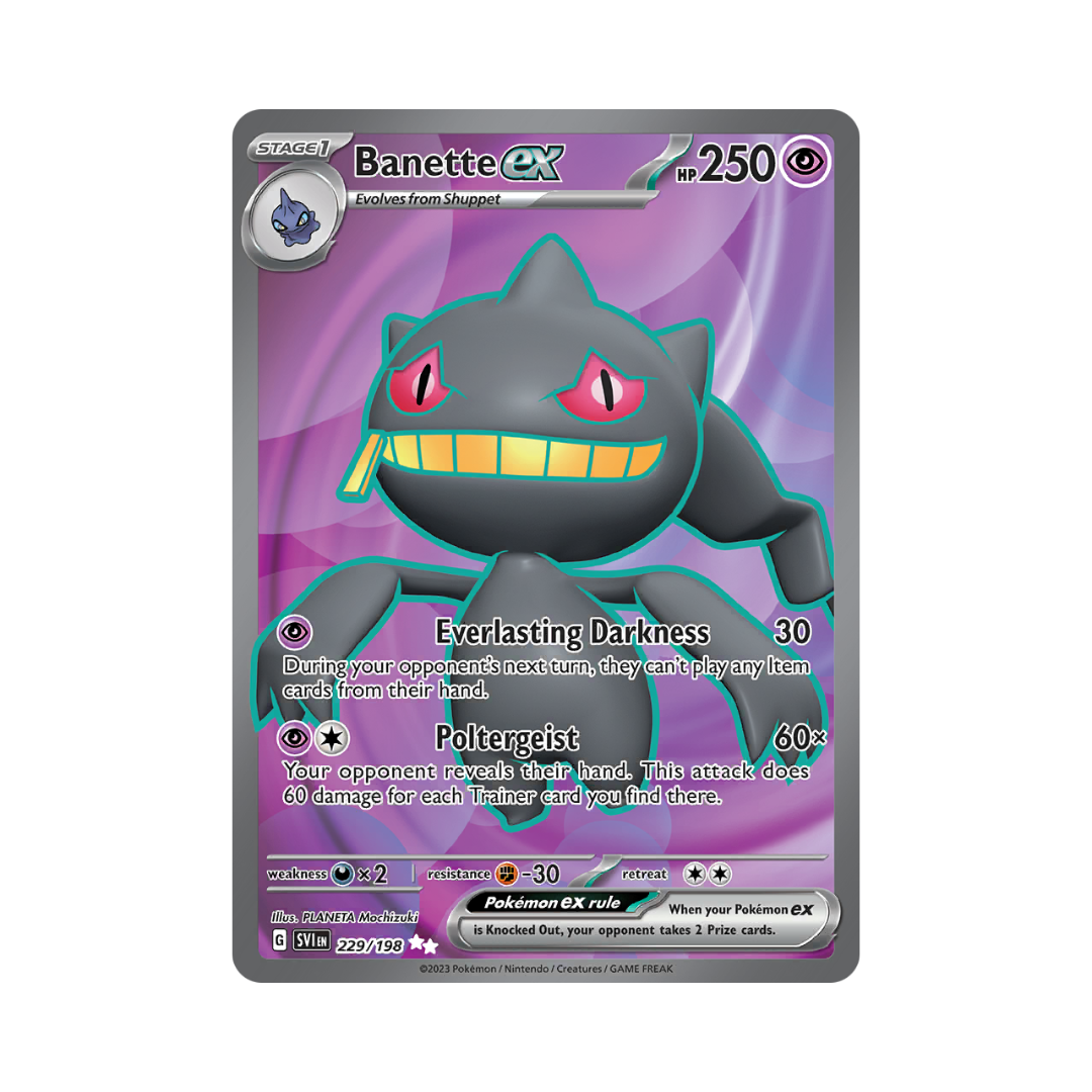 Banette ex 229 - Scarlet & Violet Base