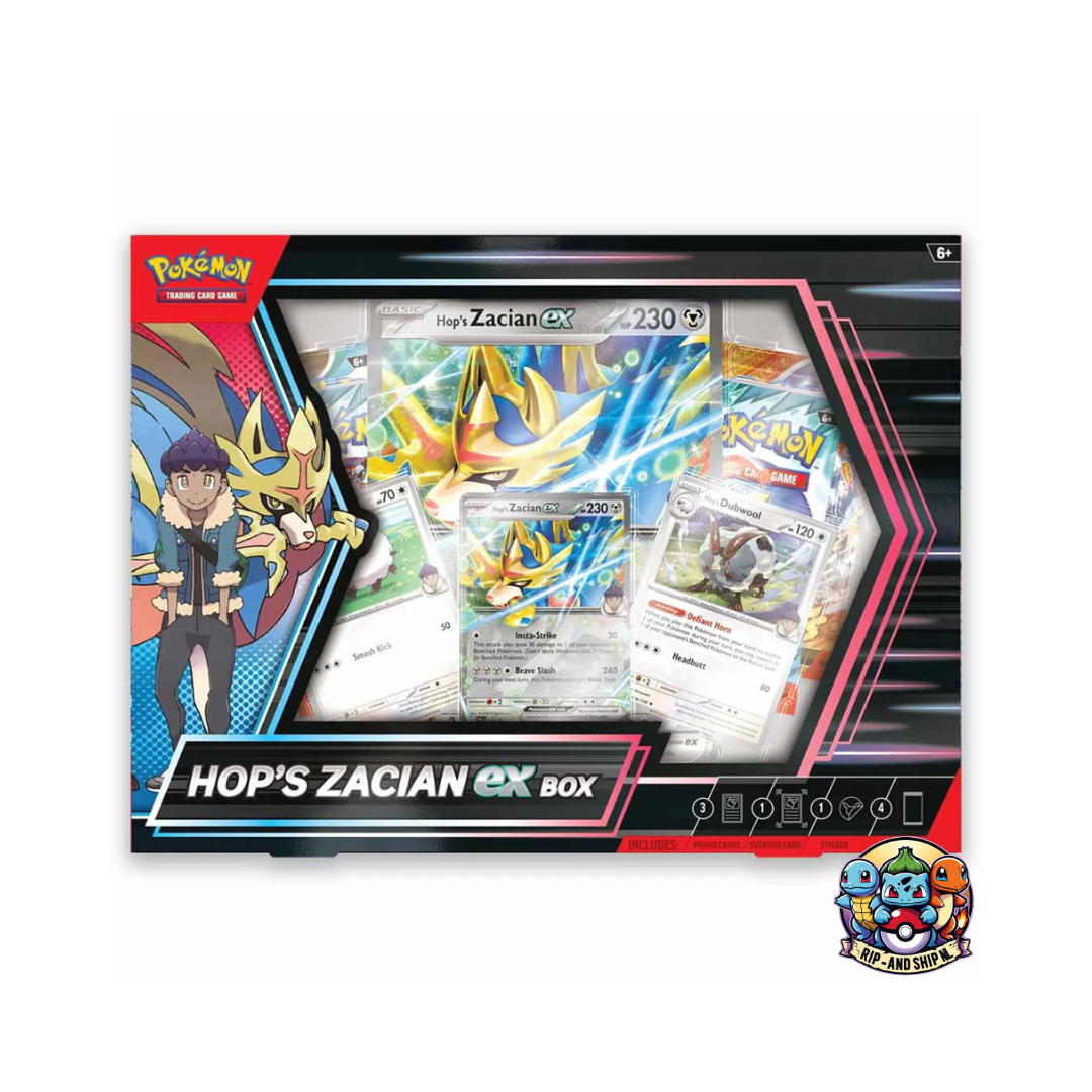 Hop's Zacian EX Collection Box
