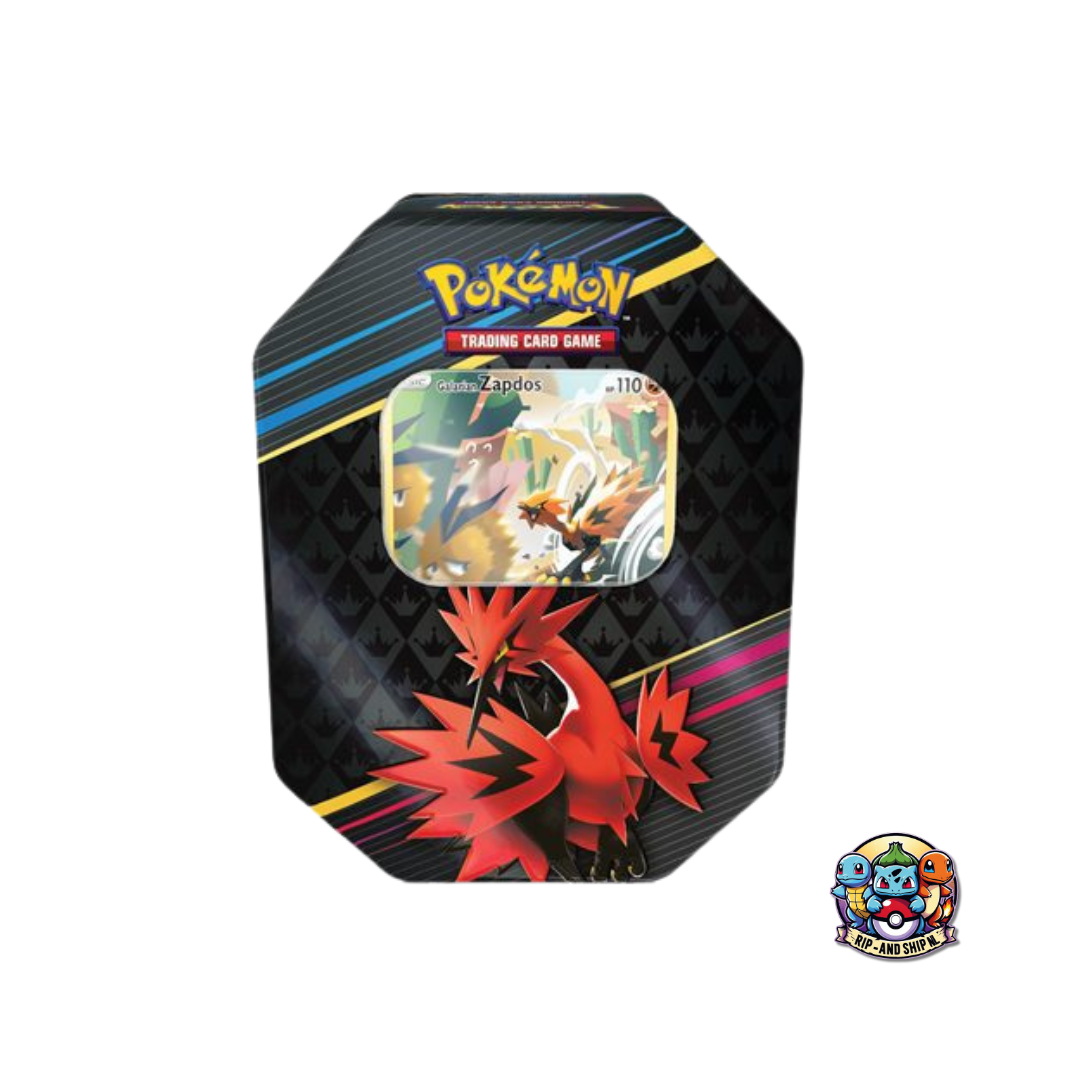 Crown Zenith Tin - Zapdos - Moltres - Articuno