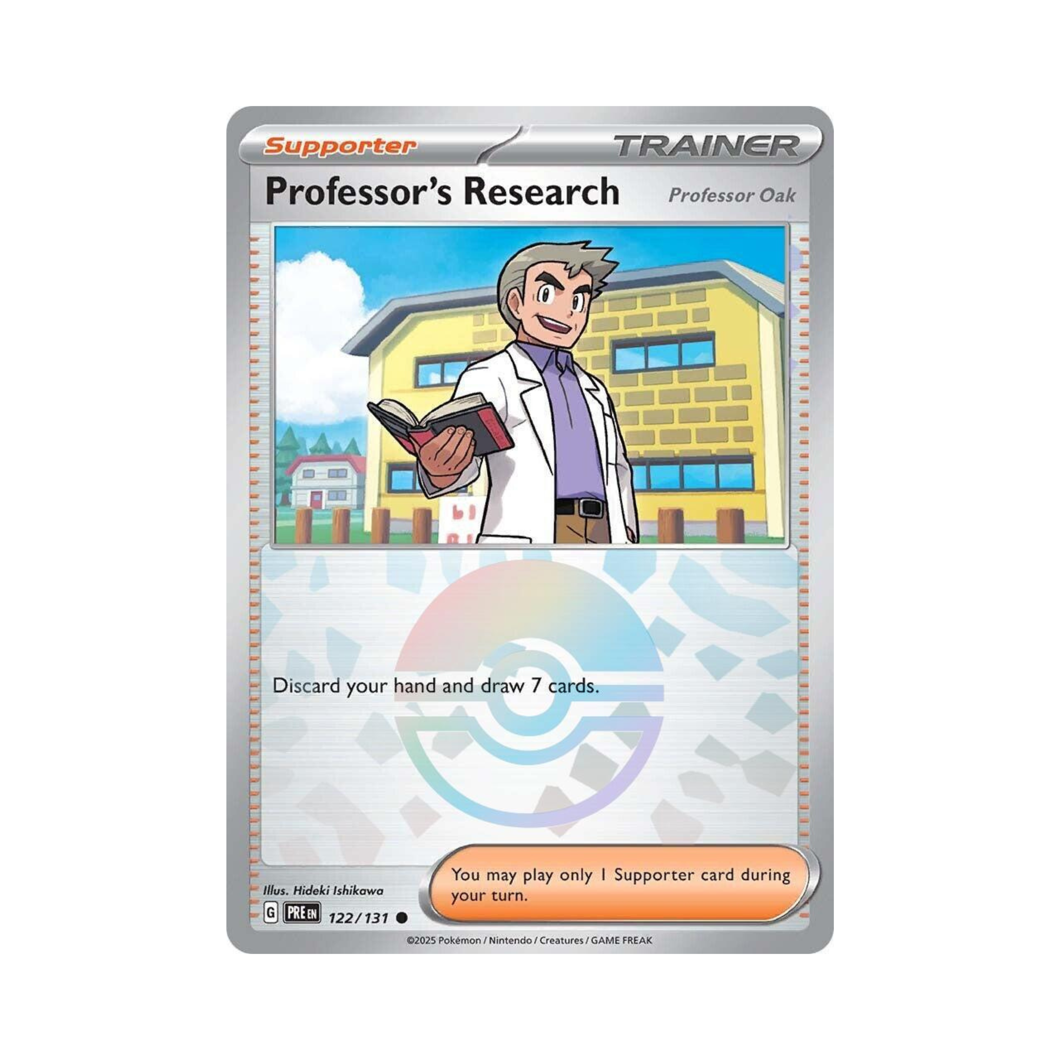 Professor's Research - Professor Oak POKEBALL 122 - Prismatic Evolutions