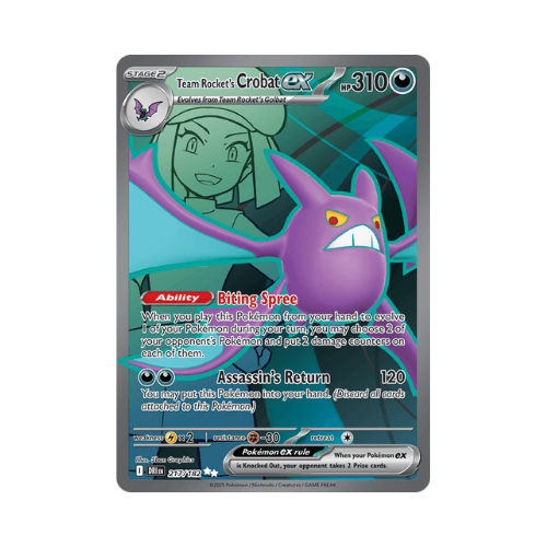Team Rocket's Crobat ex (DRI 217)
