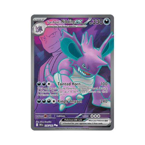 Team Rocket's Nidoking ex (DRI 216)