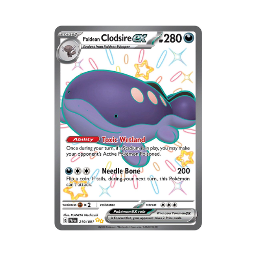 Paldean Clodsire ex (PAF 219)