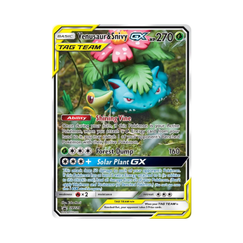 Venusaur & Snivy GX (SM 229)