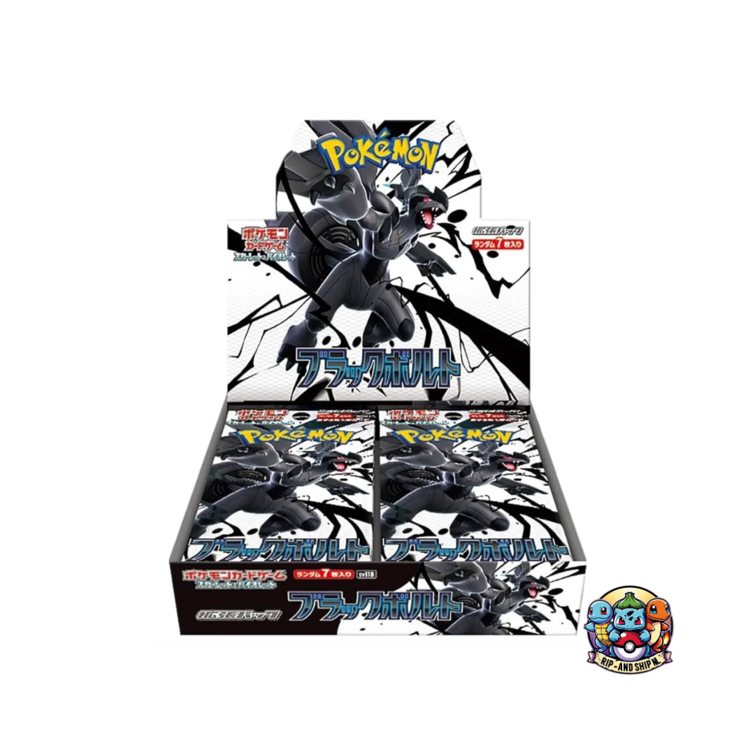 Black Bolt Booster Box Japans