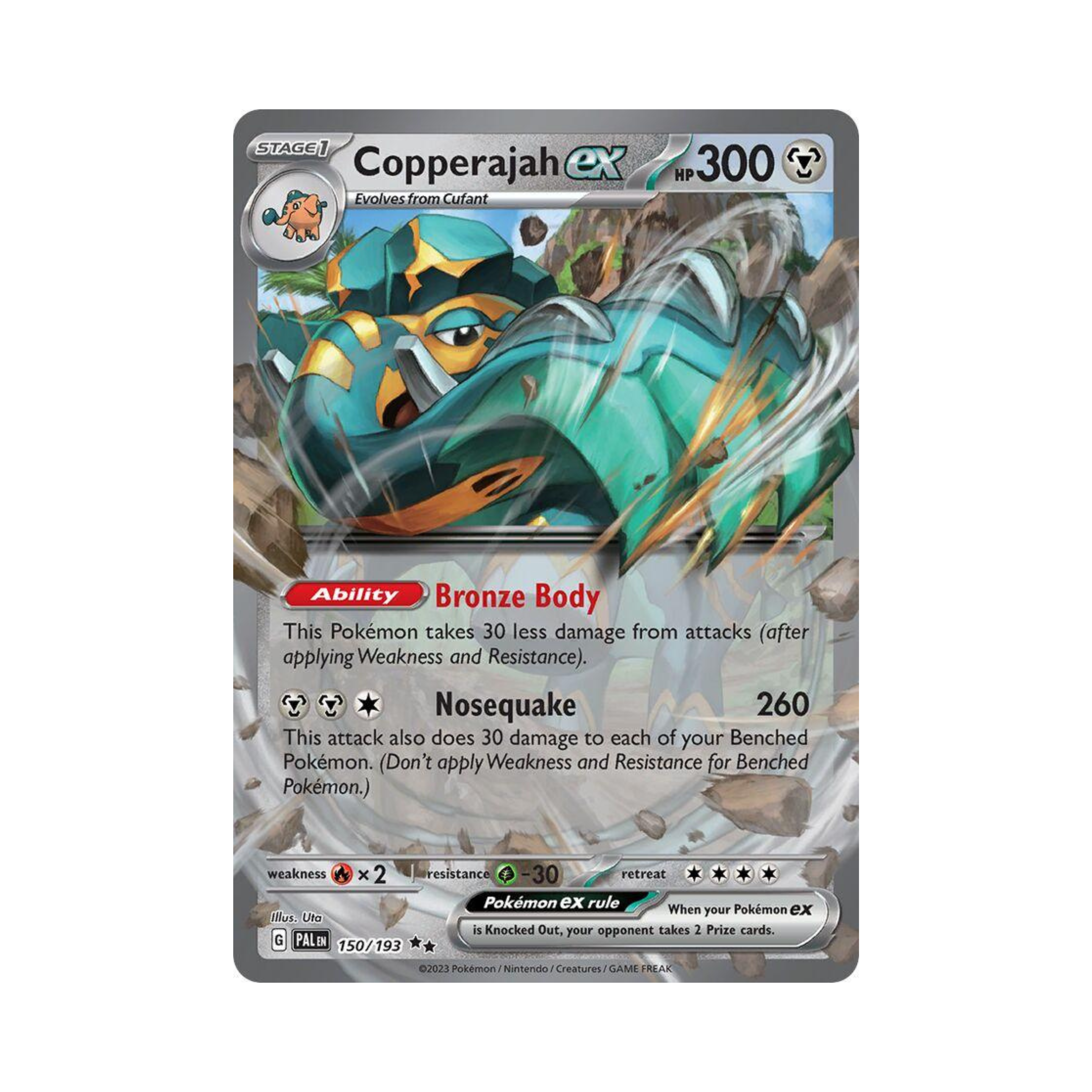 Copperajah ex 150 - Paldea Evolved
