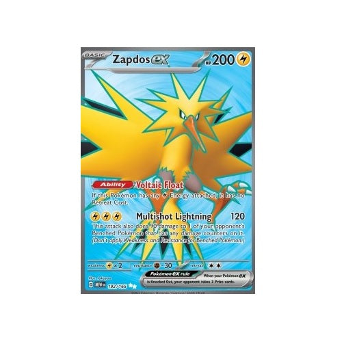 Zapdos Ex (MEW 192)